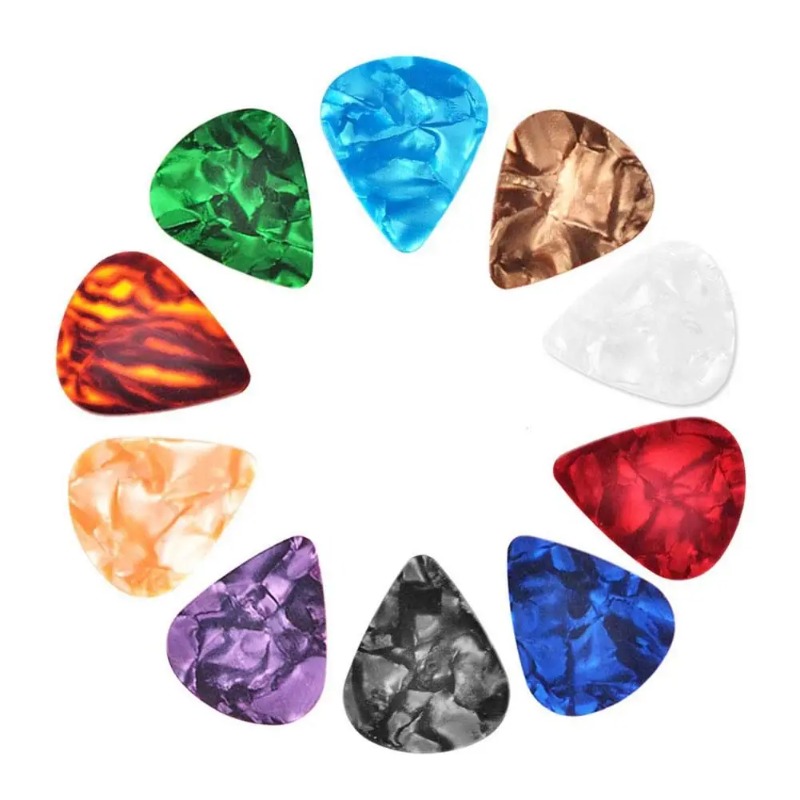 Acoustic Guitar Dreadnought - 10PCS Guitar Picks Plectrum Celluloid Electric
