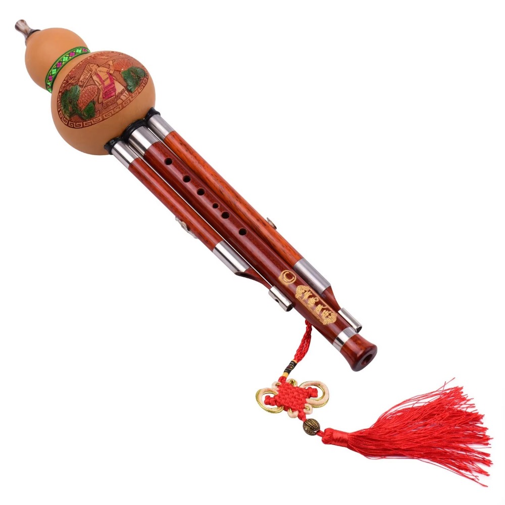 Musical Instrument ____ - 3-Tone C Key Hulusi Gourd Flute
