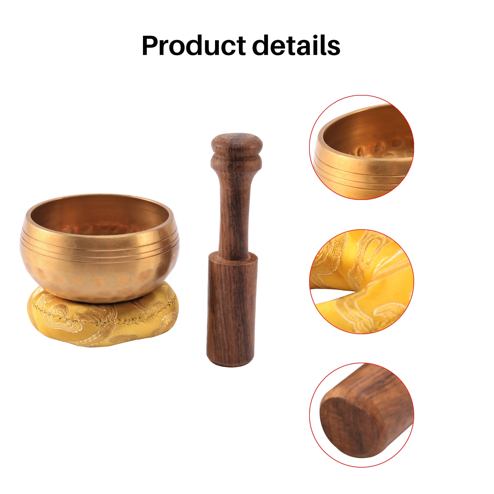 Tibetan Singing Bowl - ABYM 3.2 Inch Tibetan Singing Bowl