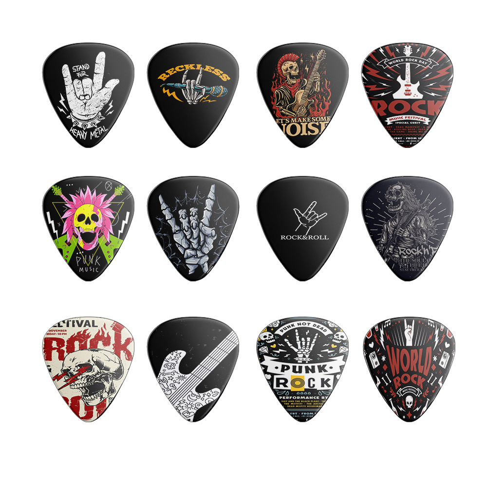 12 Pieces Guitar Picks 0.46mm  - Acoustic Guitar Dreadnought review and price