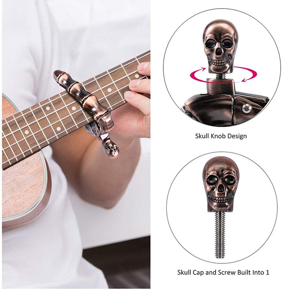 Guitar Capo Skull Capo for Aco - Acoustic Guitar Dreadnought review and price