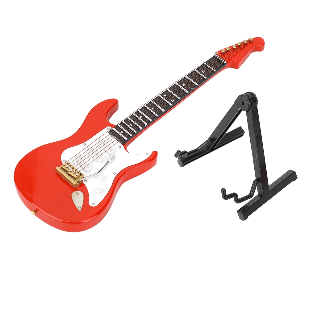Miniature Red Electric Guitar  - Musical Instrument ____ review and price