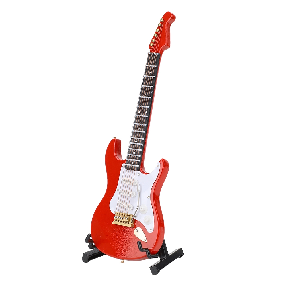 Miniature Red Electric Guitar  - Musical Instrument ____ review and price