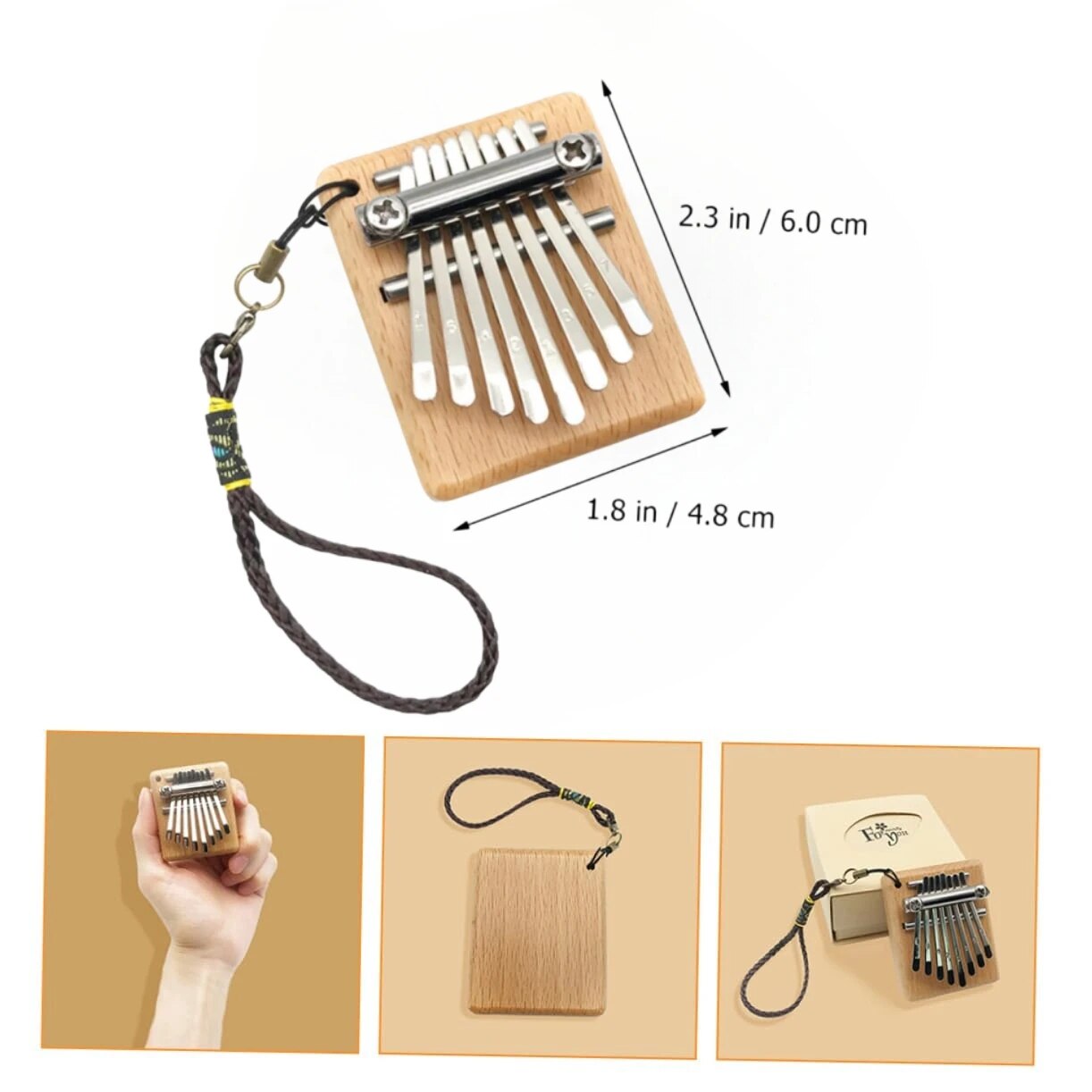Miwayer Mini Kalimba 8 Key Thu - Musical Instrument Piano review and price