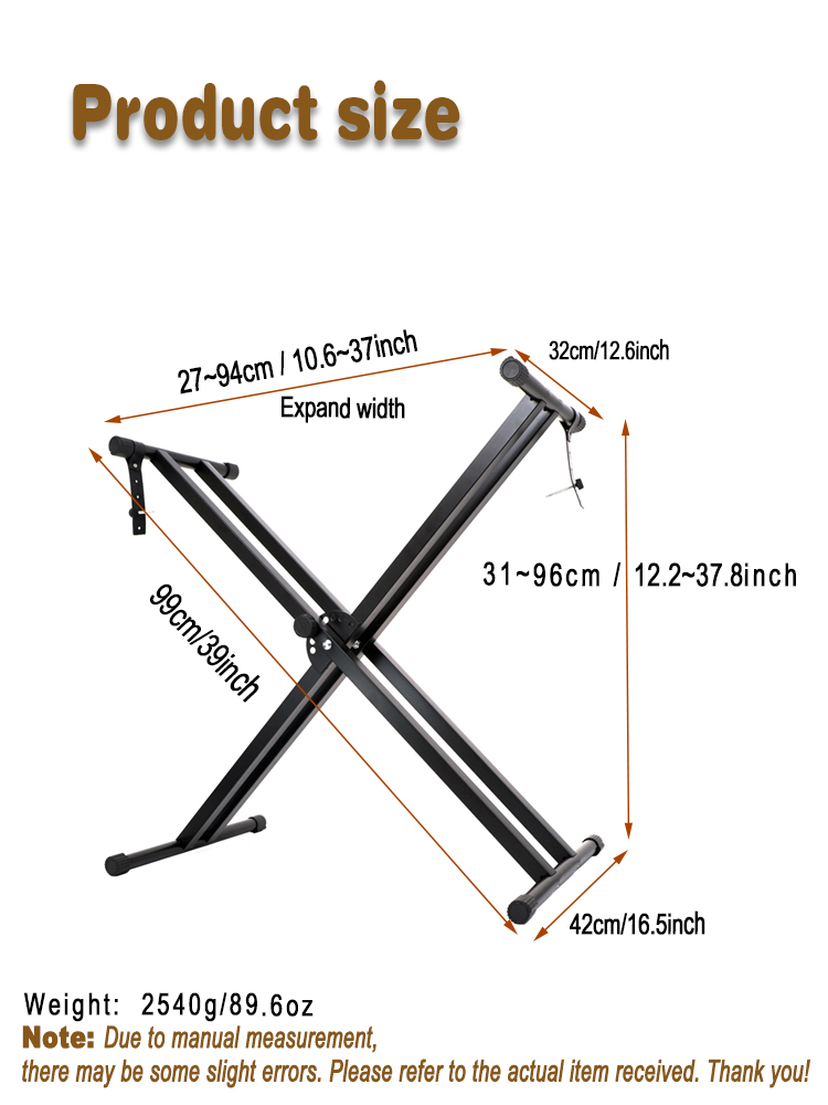 1pc Keyboard Stand Adjustable  - Musical Instrument Piano review and price