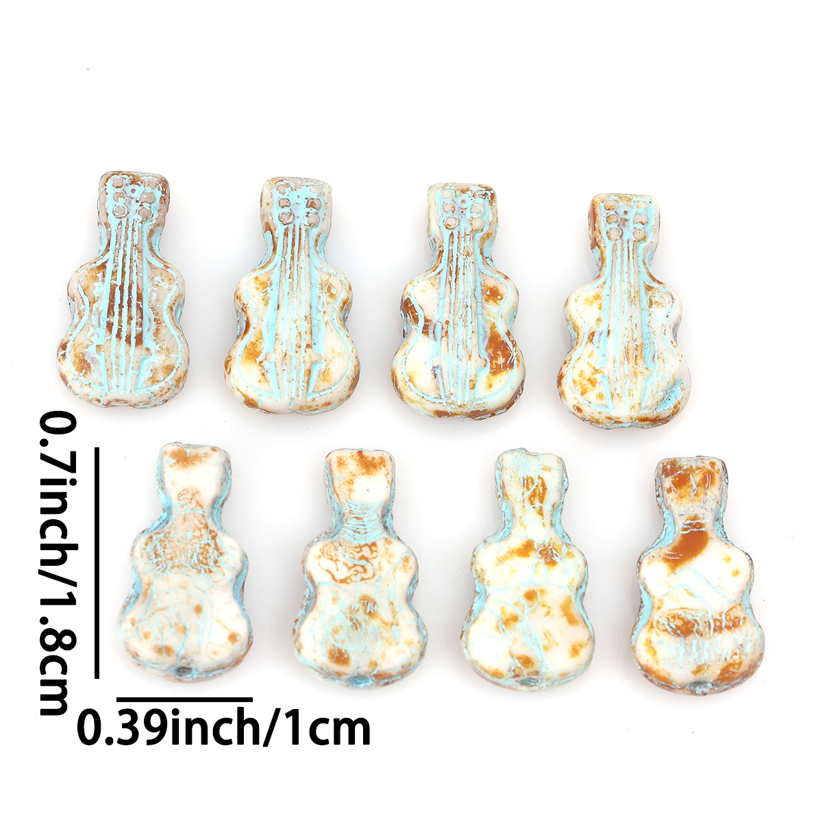 4pcs/8pcs Vintage Crackle Viol - Musical Instrument Glass review and price