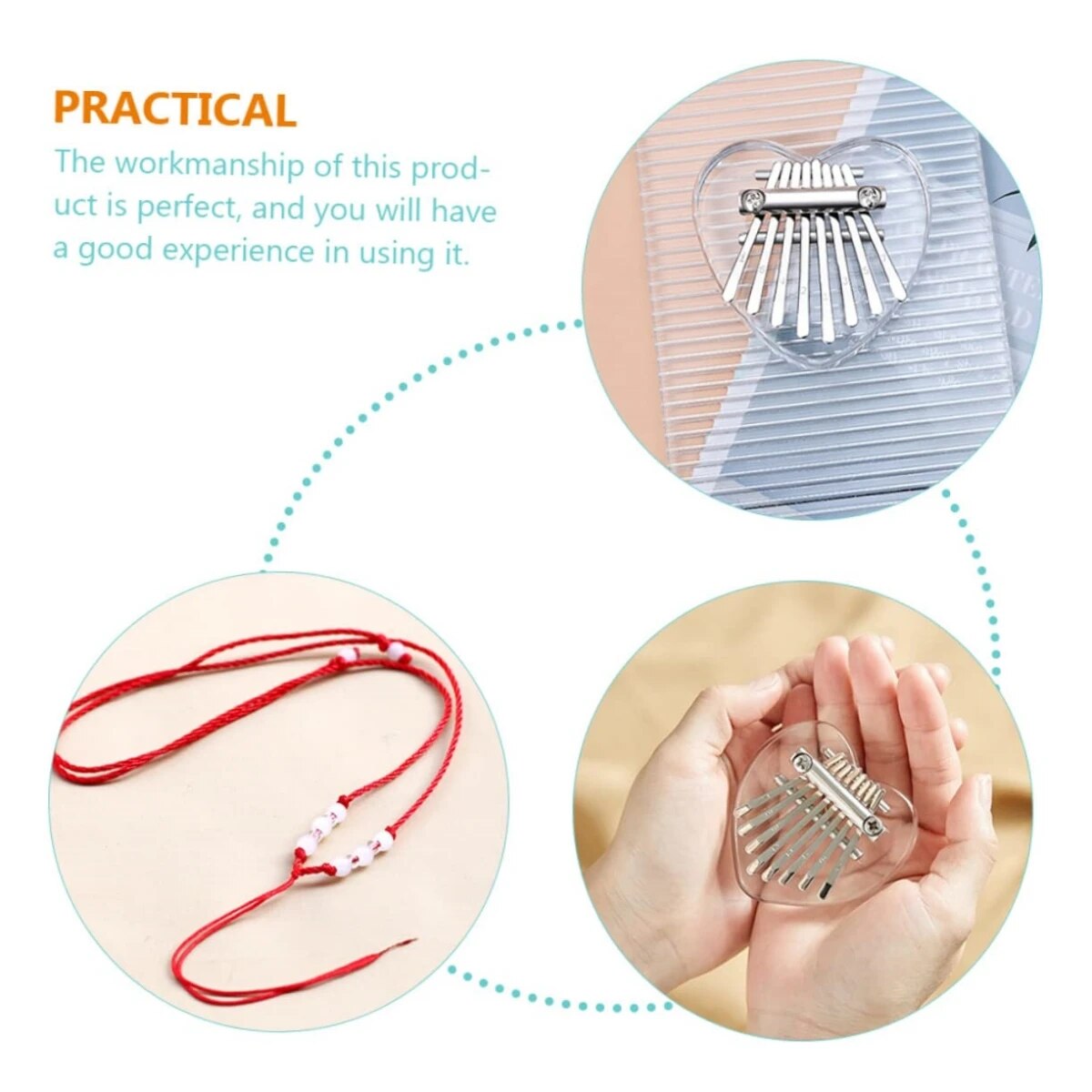 Miwayer 8 Keys Mini Kalimba Ra - Musical Instrument Names review and price