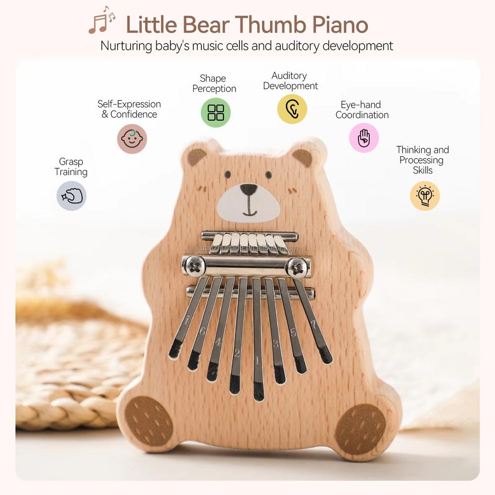 8 Key Mini Kalimba Portable Th - Musical Instrument Piano review and price