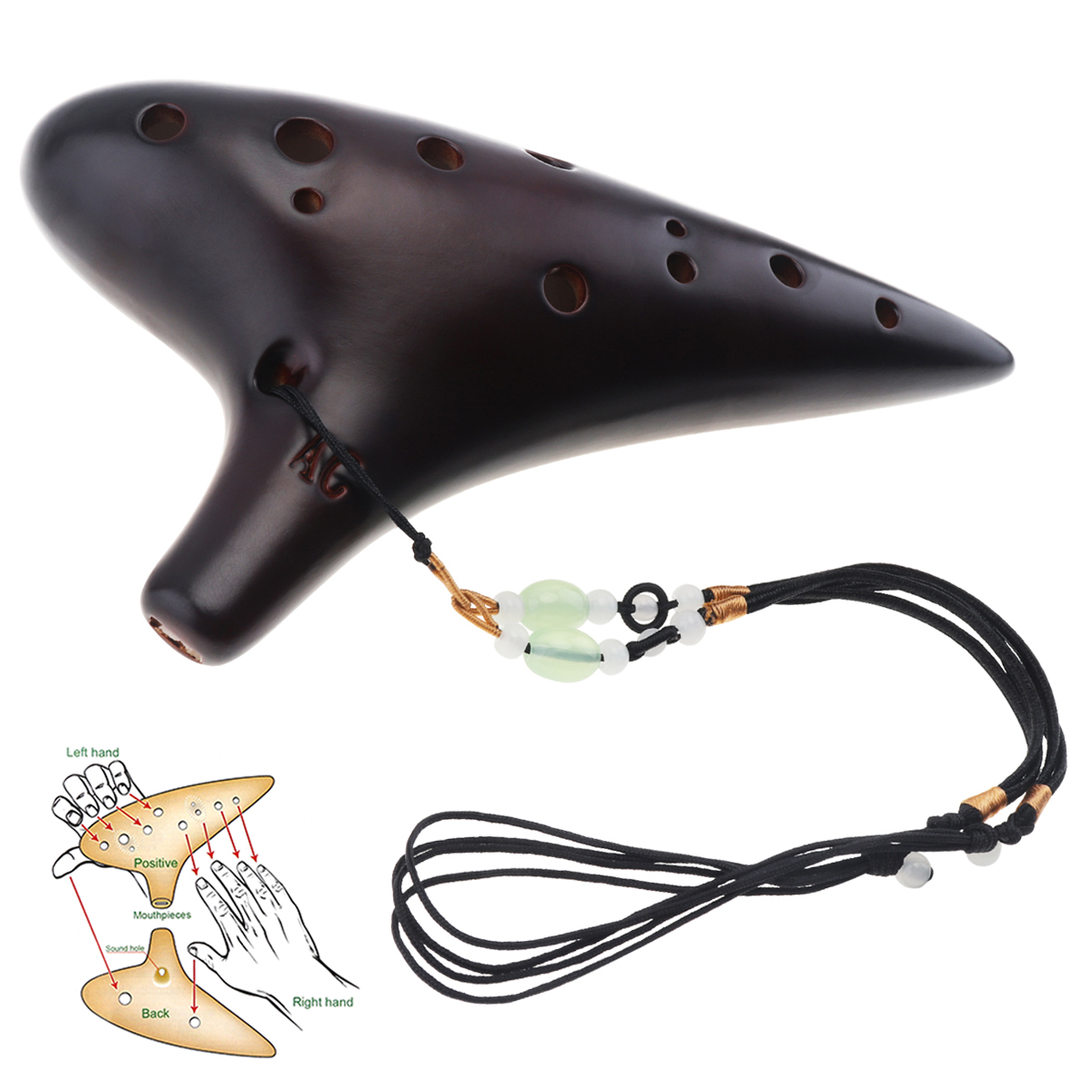 12 Holes Ocarina Zelda Alto To - Musical Instrument Zelda review and price