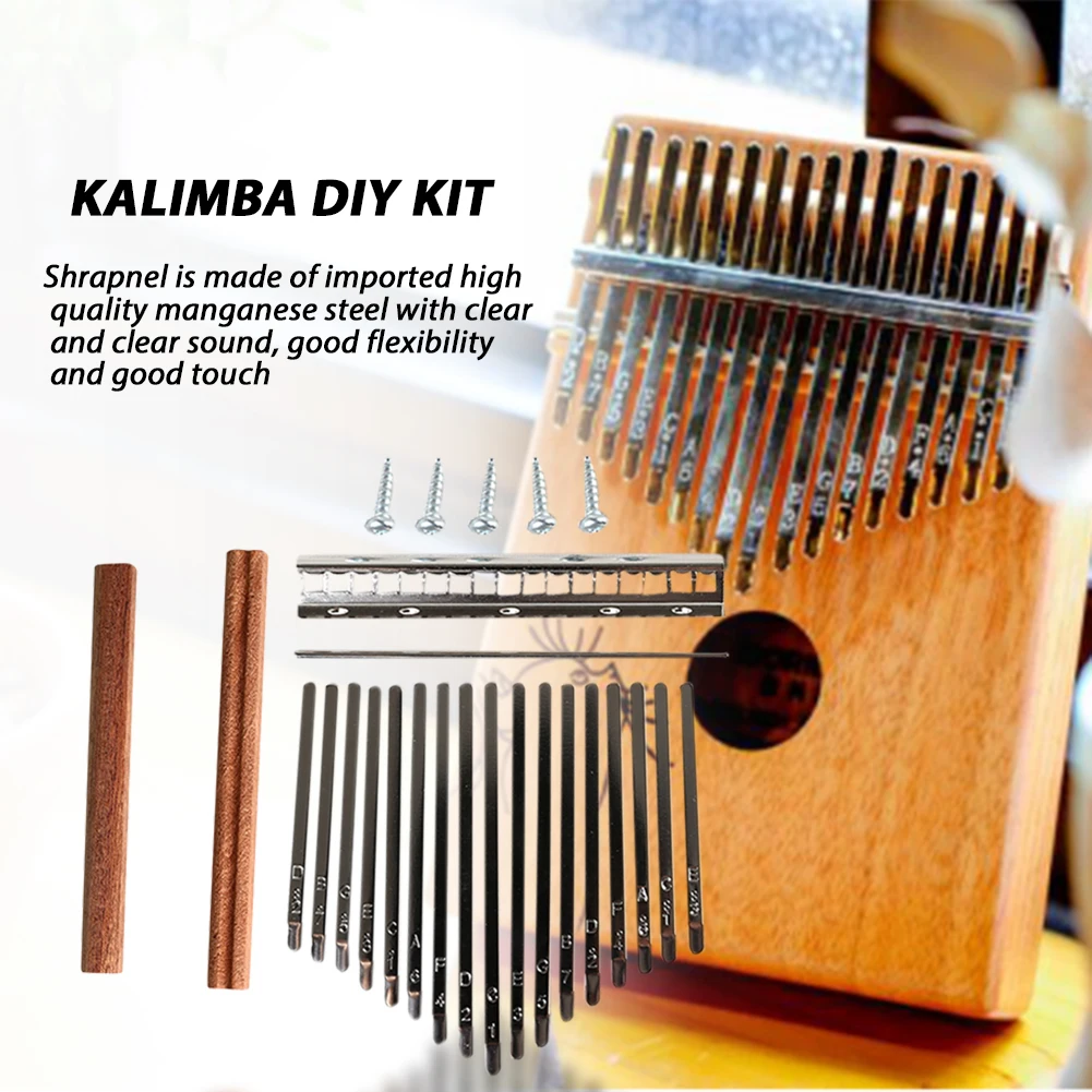 DIY 17 Tone Kalimba Keys Tines - Musical Instrument Piano review and price