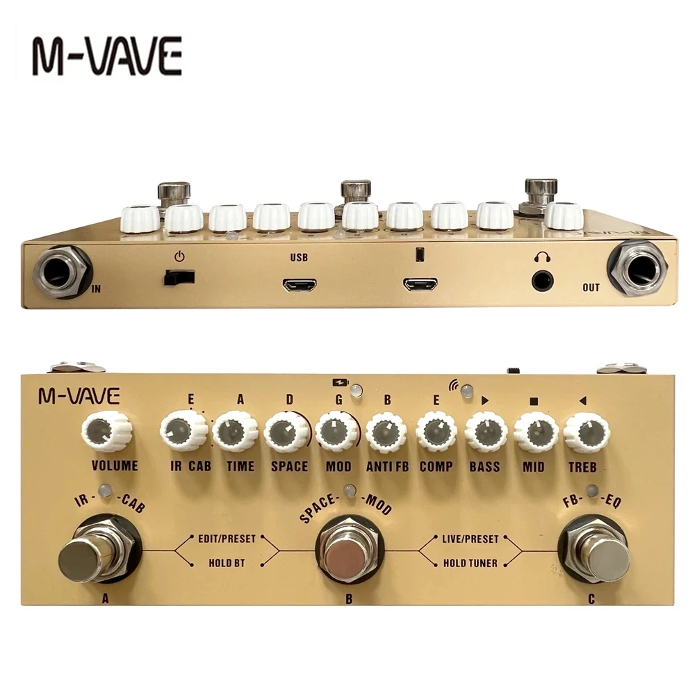 M-vave Cube BABY Rechargeable  - Acoustic Guitar Dreadnought review and price