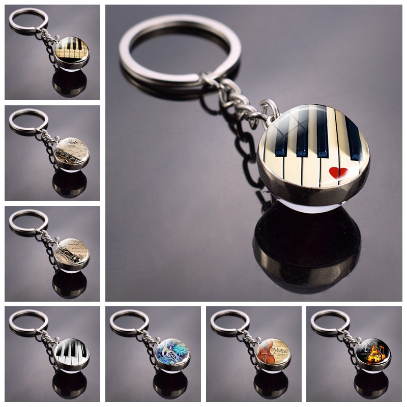 Piano Keychain Music Instrumen - Musical Instrument Glass review and price