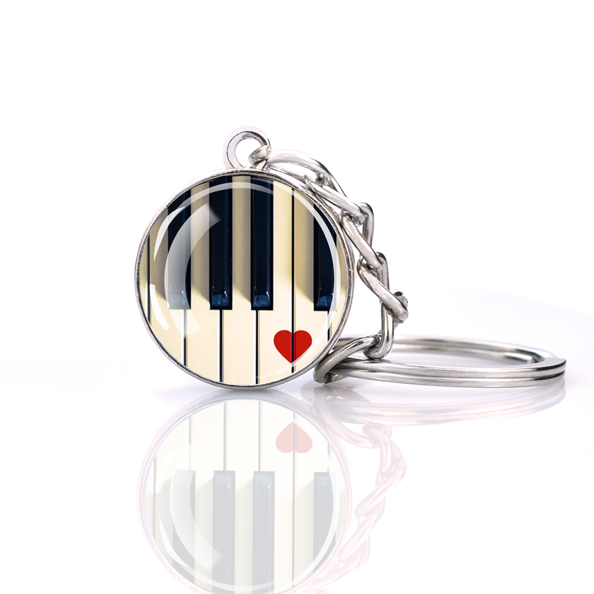 Piano Keychain Music Instrumen - Musical Instrument Glass review and price