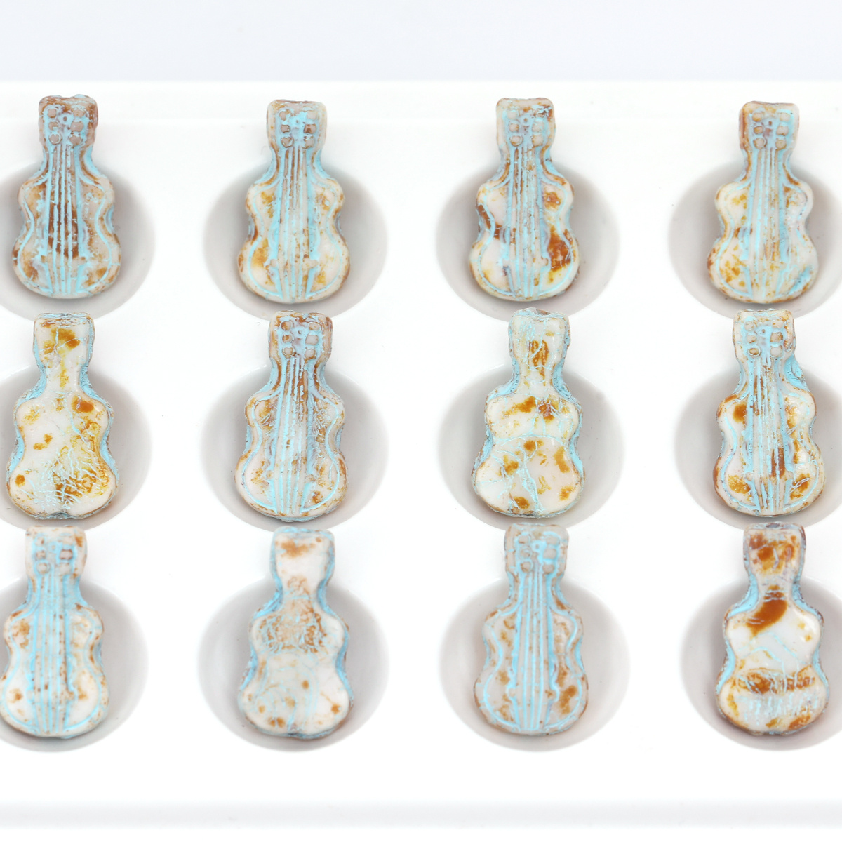 5pcs/10pcs Vintage Crackle Vio - Musical Instrument Glass review and price