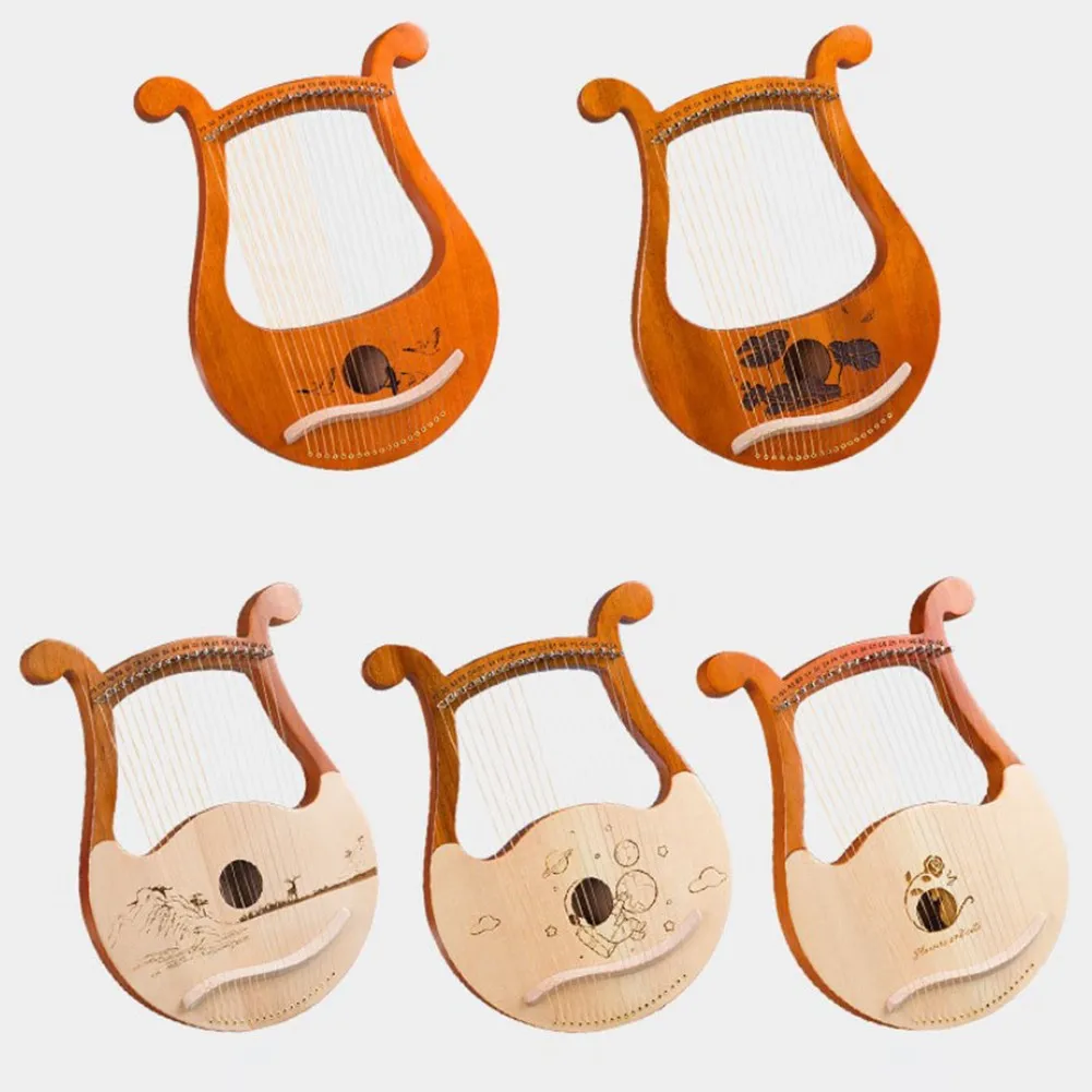High Quality 19 String Lyre Ha - Musical Instrument Names review and price