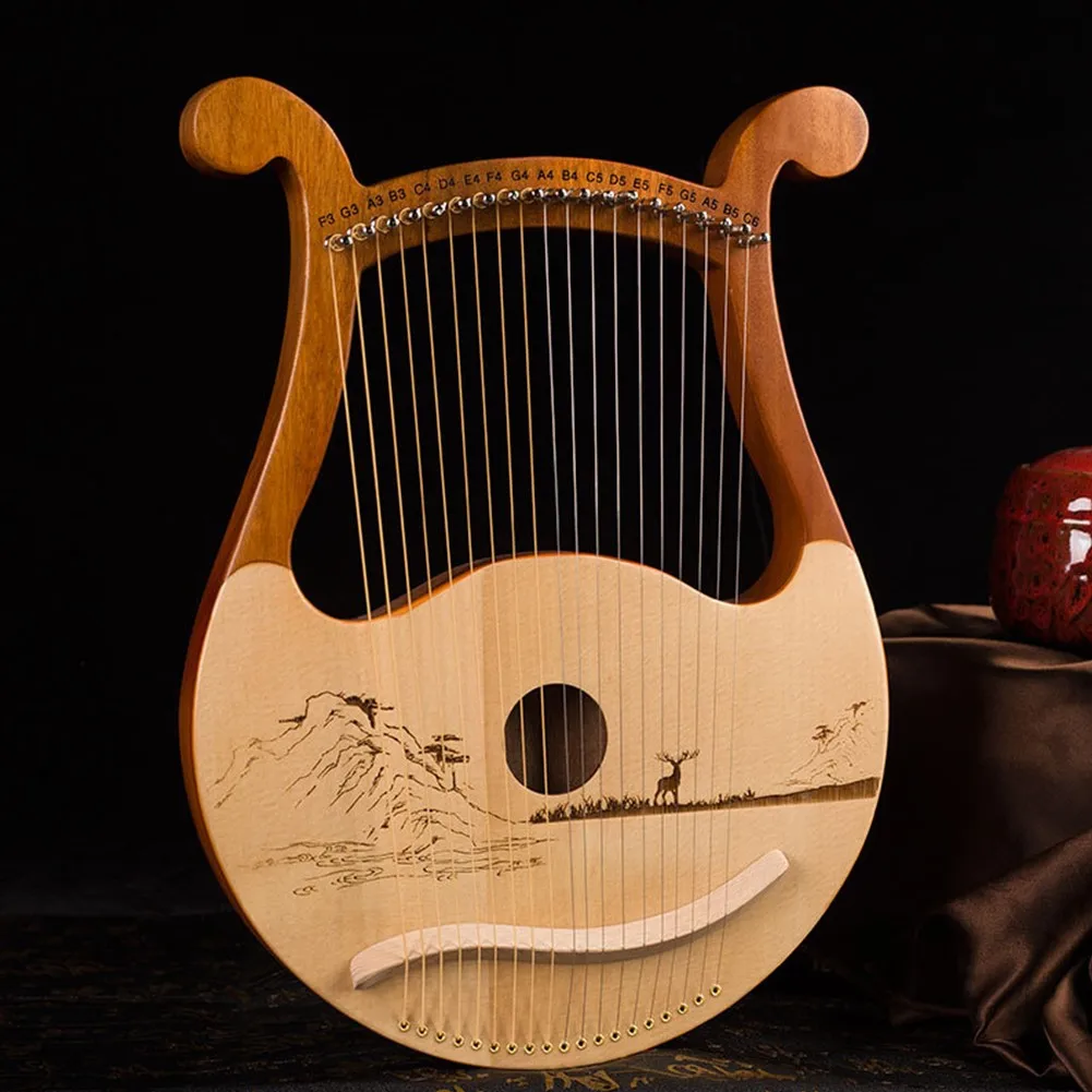 High Quality 19 String Lyre Ha - Musical Instrument Names review and price