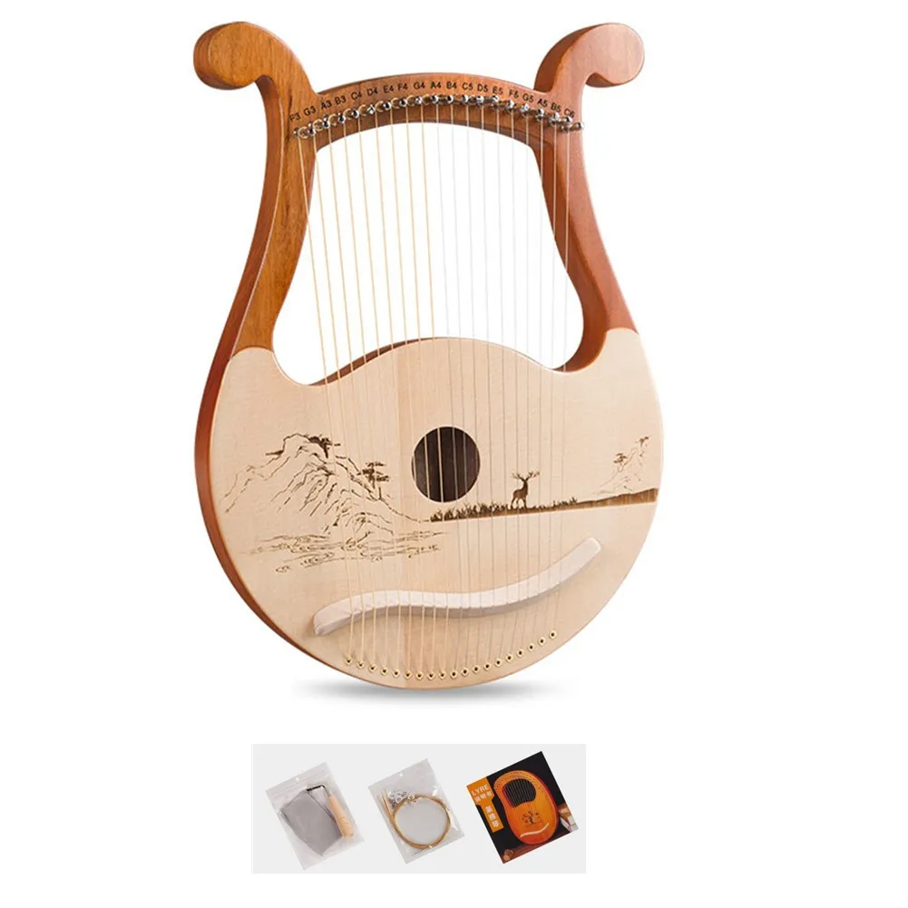 High Quality 19 String Lyre Ha - Musical Instrument Names review and price